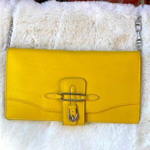 EUC AUTH JIMMY CHOO Long  leather wallet/clutch new unbranded chain included